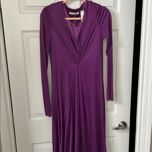 Laundry by Design Deep Purple Long Sleeve Dress